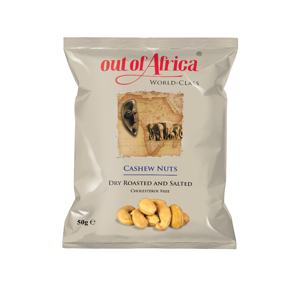 Out of Africa - WORLD CLASS - Cashew Nuts - Dry Roasted and Salted