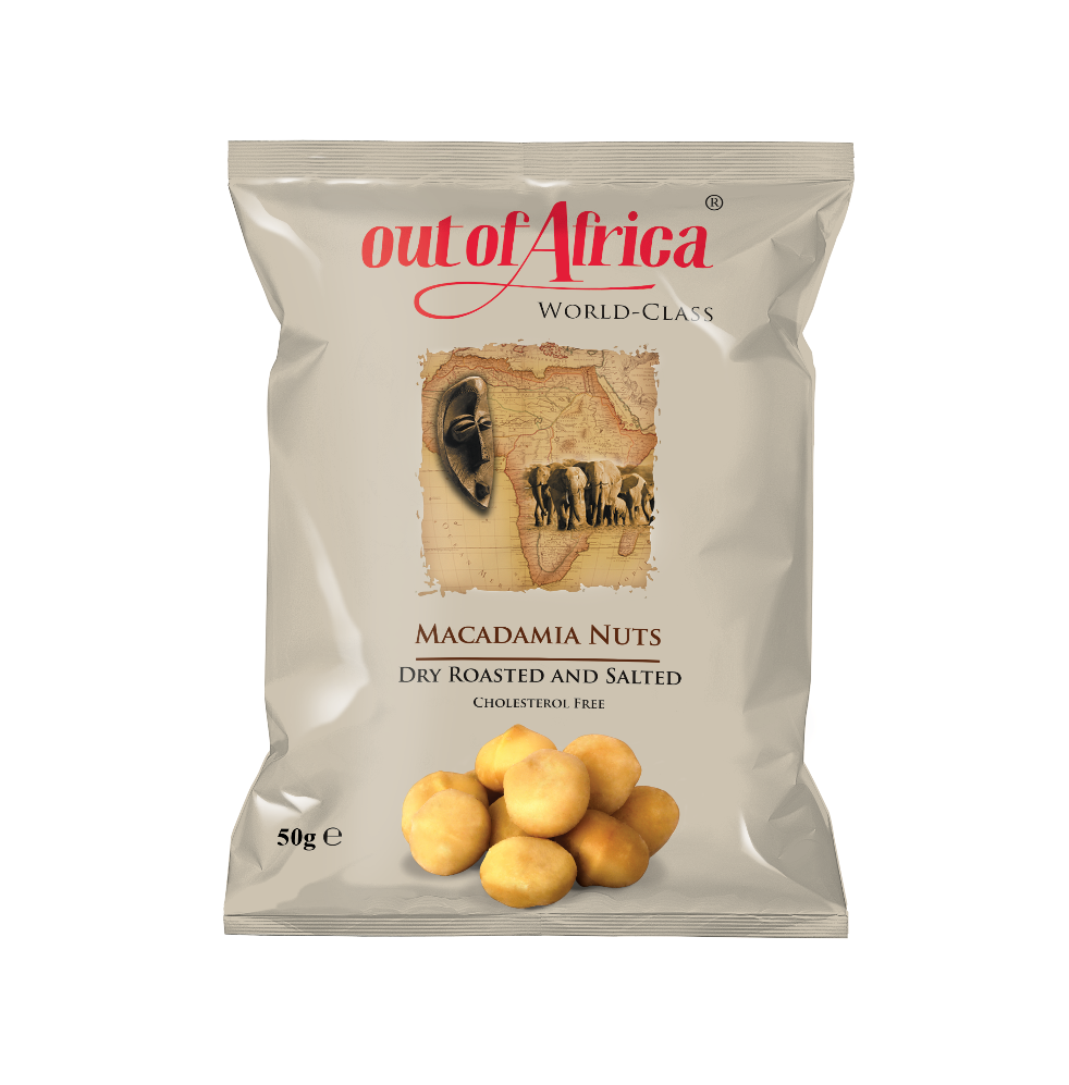 Out of Africa - WORLD CLASS - Macadamia Nuts - Dry Roasted and Salted